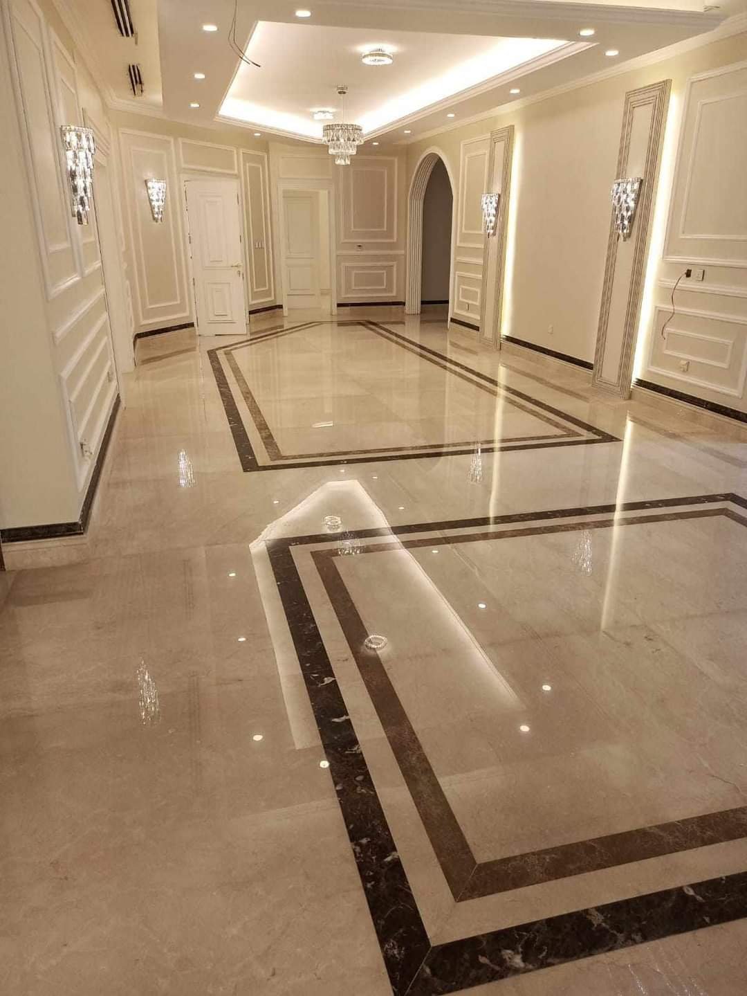 Polished Marble Floor